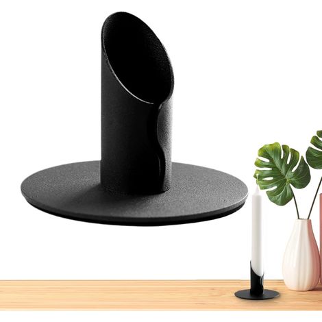 Porte-Bougies pour Bougeoirs Support de Table en Métal Support Pour Bougies Chauffantes Pour Intérieur Extérieur Cheminée Foyer Mariage Noël Thanksgiving Fête Fermière (1/5)