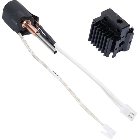 Remplacement de la tête d'impression pour imprimante 3D Ender 3 V3 Plus Buse à changement rapide de 0,4 mm Kit de tête d'impression avec chauffage céramique de 60 W et dissipateur thermique (1/5)