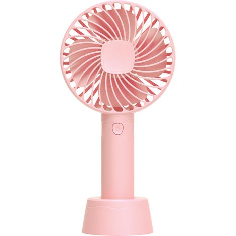 Ventilateur portable rechargeable USB - Rose, convient à une utilisation intérieure et extérieure (1/5)