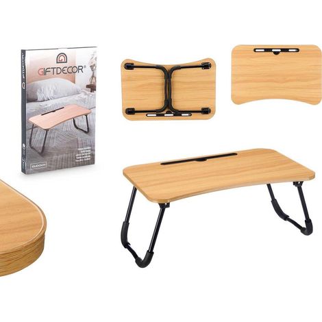 Giftdecor INDUSTRY Faltbares Schreibtisch-Tablett in Braun-Schwarz (1/2)