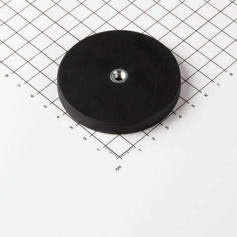 Magna-C Gummiertes Magnetsystem Ø66x8,5mm mit Innengewinde (1/4)
