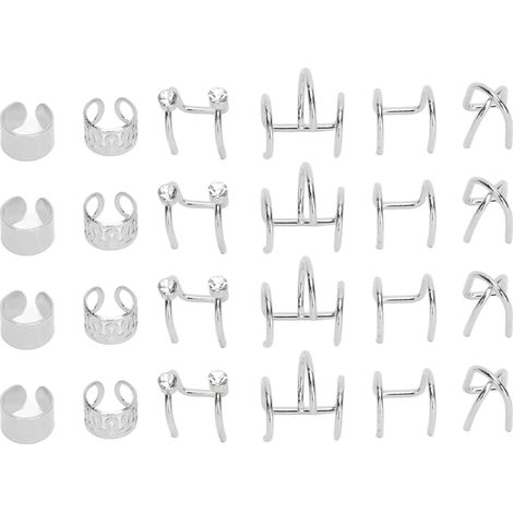 24 Perles Viking pour Barbe avec Runes Antiques - Kit de Serre-Tube DIY pour Hommes, Décoration Style Nordique en Argent (1/5)