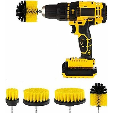 Drill cleaning brush – Soft and durable materials – Effective cleaning for bathroom, kitchen, car, boat (1/5)