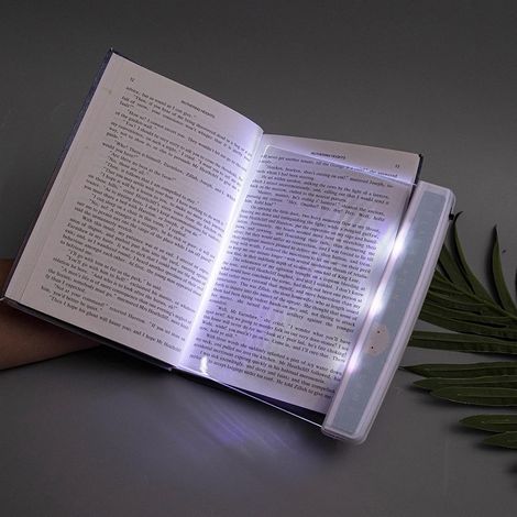 Lampe de lecture LED plate pour lire au lit la nuit, protection (1/5)