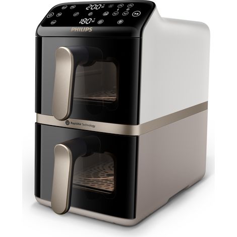 Philips Serie 4000 Airfryer con doppio cestello verticale Friggitrice ad Aria