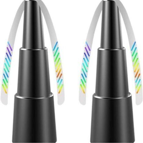Ventilateur Anti-Mouche, Lot de 2 Répulsifs Anti-Mouches, Fly Fan pour effrayer Les Mouches, Répellante Moustique Fan pour Maison Dîner, Terrasse et Restaurant (1/5)
