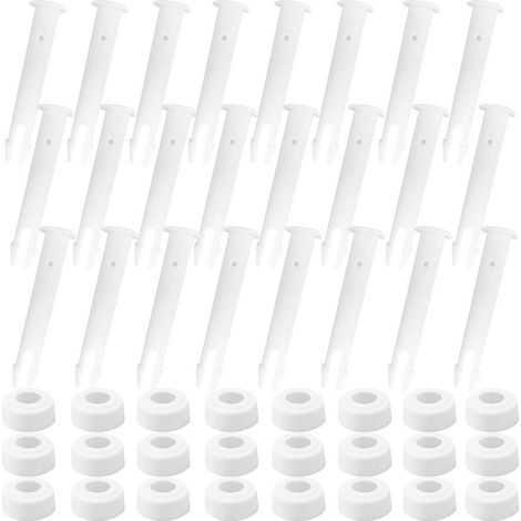 Kaelt - 24 pcs Goupilles De Piscine,goupilles goupilles de Rechange,Joints de Piscine en Plastique,Goupilles en Plastique,Joints de Piscine,Broche pour Cadre de Piscine,goupilles de Joint de Piscine ( (1/5)
