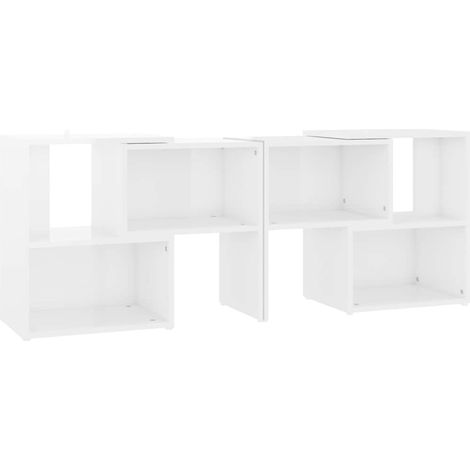 Maison Exclusive - TV-Schrank Hochglanz-Weiß 104x30x52cm Holzwerk (1/5)