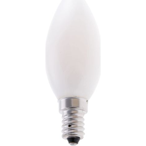 Ampoule à Filament LED Opale, Olive C35, 6W / 806lm, culot E14, 3000K