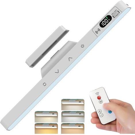 Réveil numérique à double alarme – Volume et luminosité réglables – Écran LED multicolore avec veilleuse – Fonction snooze et sauvegarde de la mémoire – Noir (1/5)