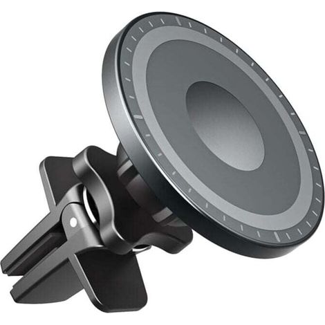 Soporte magnético para coche Magsafe, XU, [20 imanes potentes] con clip giratorio de 360°, universal para iPhone 14, 13, 12 Pro Max Mini - KZQ (1/4)