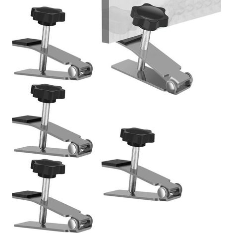 Poignée d'économie de main-d'œuvre - prise à outils de levage à main de 15 pouces, dispositif de levage de réglage de la hauteur multifonction Panneau de porte et en bois du plan de cabinet de porte (1/5)
