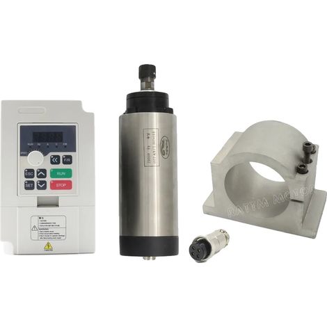 Motor de husillo, diseño refrigerado por aire, alto rendimiento, kit completo, 220 V (1/2)