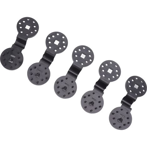 40 pinces de fixation pour toile d'ombrage, assurant un verrouillage sécurisé et une protection solaire optimale pour serre de jardin. (1/5)