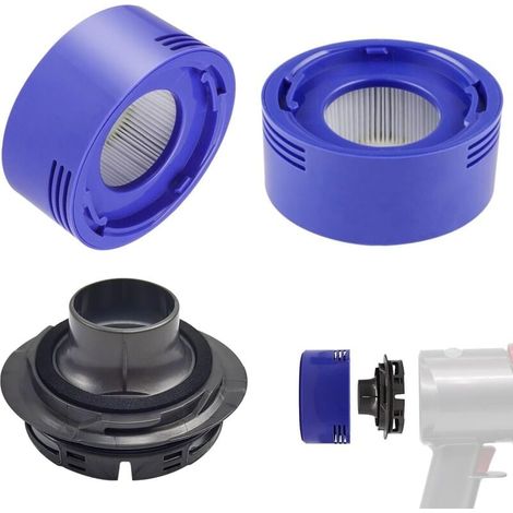 3-teiliges Nachfilter-Set mit hinterer Motorabdeckung, kompatibel mit Dyson V7 und V8 Absolute Staubsaugern, Dyson Ersatzteile (1/4)