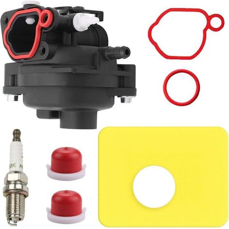 Carburateur de tondeuse à gazon 799583 pour moteurs Briggs & Stratton 300E 450E 500E OVH 125cc 140cc 08P502 09P602 Series Remplace 591160 595656 591979 593261 (1/5)