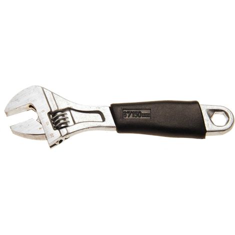 Clé à molette BGS Technic nickel 150 mm ouverture 20 mm (1/2)