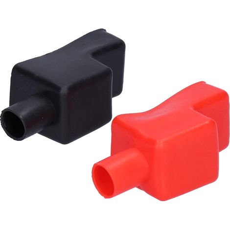 Lot de 10 Capuchons de Bornes de Batterie en Caoutchouc Manchon Protecteur Souple Embase (1/5)