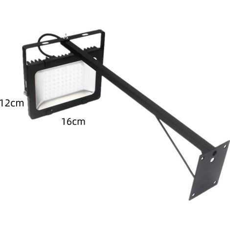Eclairage enseigne - Projecteurs LED 20W extérieur pour Façades magasin - 50cm - Installation par le haut - Noir (1/5)