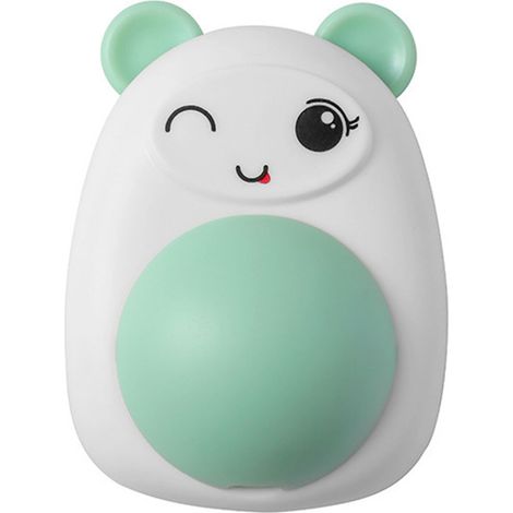 Boule d'herbe à chat, jouet rotatif, nettoyage des dents, meulage, soulagement de l'ennui, dessin animé, léchage de chat avec couvercle pour chaton (1/5)