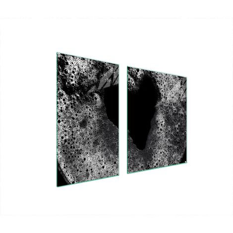 Glasplatte und Schneidebrett 100x52 Herz (1/5)