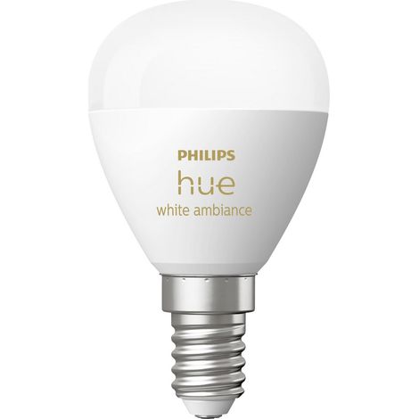 Hue LED-Leuchtmittel 8719514491106 EEK: F (A - G) Hue White Ambiance Luster E14 5.1 W EEK: F (A - (1/5)