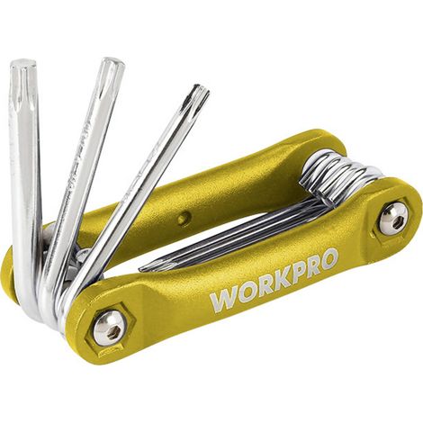 WorkPro TX Winkelschraubendreher-Set T 8, T 10, T 15, T 20, T 25, T 27, T 30, T 40 (1/4)