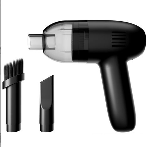 Aspiradora de mano pequeña e inalámbrica para coches, de alto rendimiento, gran potencia de succión, multifuncional, de doble uso, para el hogar y el coche. (1/4)