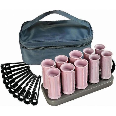 Lot de 10 bigoudis thermo-actifs pour un coiffage facile, diamètre 20-30 mm (1/5)