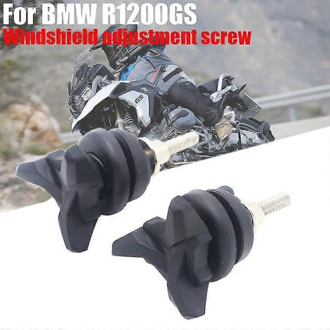 Pour BMW R 1200 GS R1200GS Adv Adventure 2004 - 2016 04 Vis de réglage de pare-brise Clip de fixation de pare-brise Boulon de serrage--