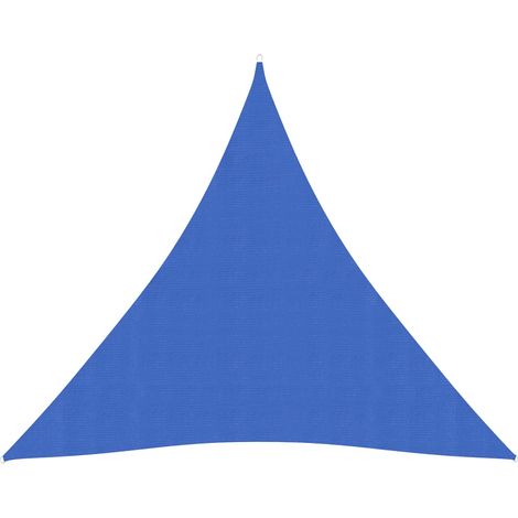 Toldo de vela HDPE azul 160 g/m? 4x4x4 m (1/5)