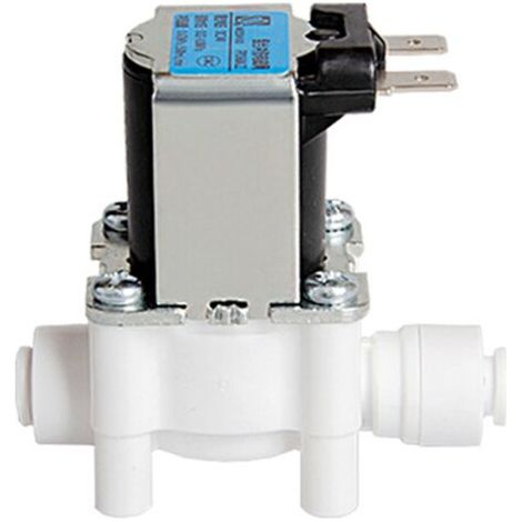 Électrovanne d'entrée 24V, purificateur d'eau sûr et résistant à l'usure pour filtres domestiques, purificateurs d'eaux usées 3/8 pouces. (1/5)