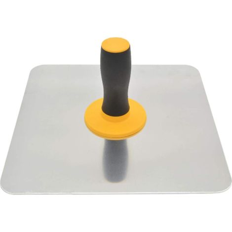 1 - Faucon De Plâtre - Support En Aluminium - Pour Ciment Et Mortier - Poignée Souple TPE - Usage Professionnel - Argent - 30x3,5x0,2cm
