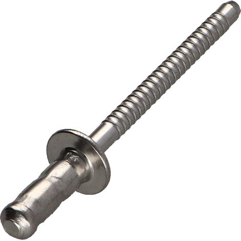 Rivet aveugle multiserrage GOMULTI Inox 4X10 Tête plate EP1.5 à 5