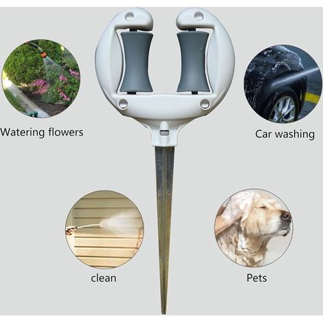 Boulons de guidage pour tuyaux d'arrosage en fer ABS pour poteaux, supports de positionnement de tuyaux d'arrosage, rouleaux extérieurs, outils de jardin, etc. (1/5)