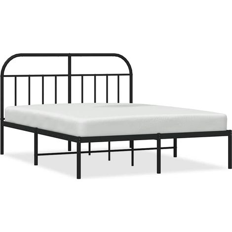 Maison Exclusive - Estructura cama sin colchón con cabecero metal (1/5)