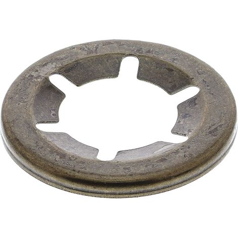 Rs Pro – Rondelle autobloquante 8mm en acier émaillé – Lot de 50 – Anneaux de blocage à pression – Pour fixation sécurisée