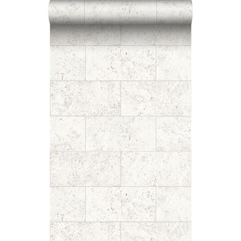 papier peint imitation pierre blanc cassé - Origin Wallcoverings (1/5)