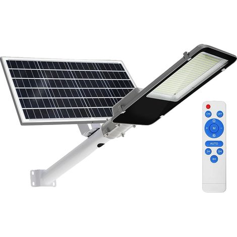 Lámpara solar, funcionamiento automático, diseño resistente a la intemperie, 300 W (1/2)