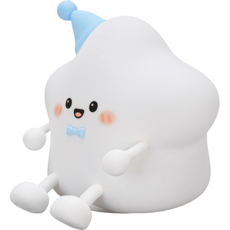 Lampe de chevet veilleuse bébé étoile mignonne silicone rechargeable avec télécommande chambre (1/5)