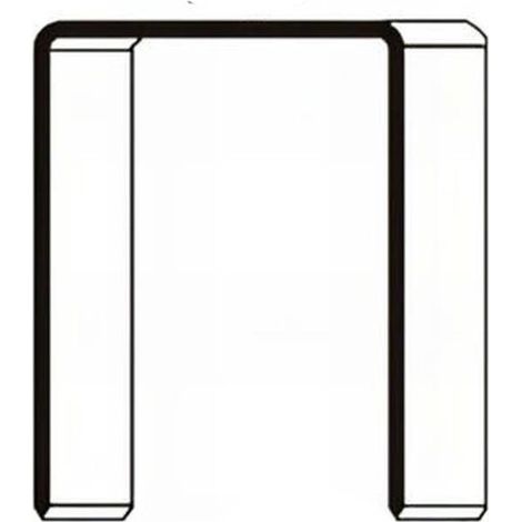 4 0000 Agrafes Galvanisées Ba-16 - 11.8x16x0.5x2.6 mm - D-Work (1/3)