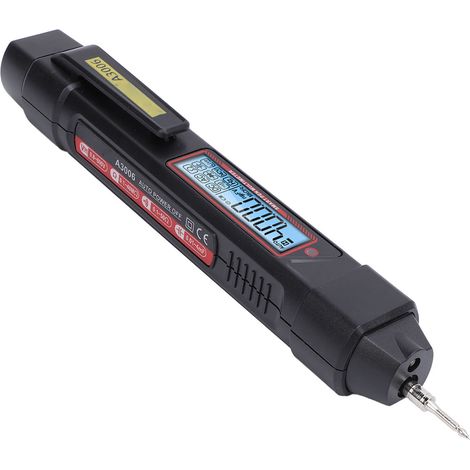 Multimètre stylo 4000 points, testeur numérique, détection de neutre et de phase, mesure de tension CC et CA, test de capacité et de diodes (1/5)