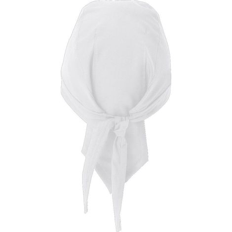 Gorro de cocina con tiras en los extremos VELILLA Serie MACIS Blanco