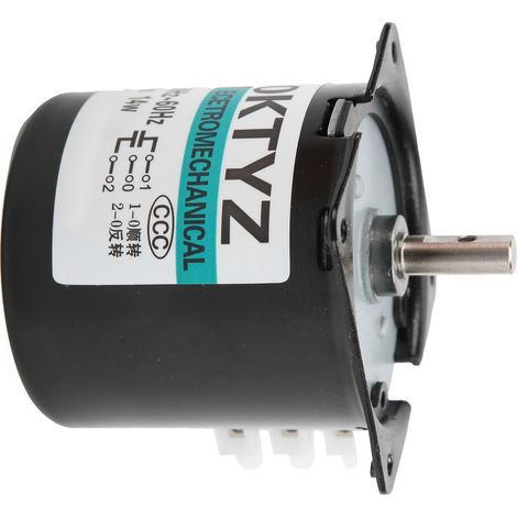 Moteur synchrone à courant alternatif 14 W à aimant permanent à couple élevé, montage sur arbre central XD60KTYZ (50 tr/min AC110V) (1/5)