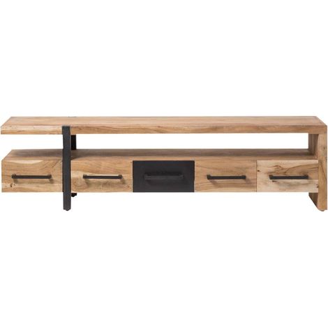 Meuble TV en bois d'acacia Praia (1/5)