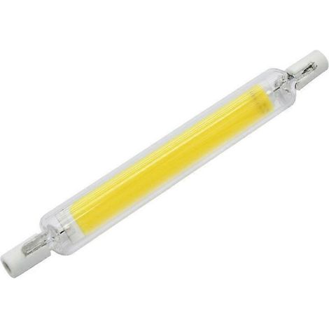 Lot de 2 ampoules LED R7S 10 W 78 mm à intensité variable, blanc froid 6000-6500 K, équivalent à une ampoule halogène J78 100 W, culot R7S double face, angle de faisceau de 360°, (FMY)-AquaForge (1/4)