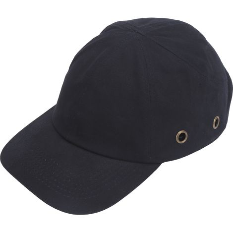 Ortviai Casque de protection anti-chocs léger type casquette baseball en coton et ABS – respirant, ajustable