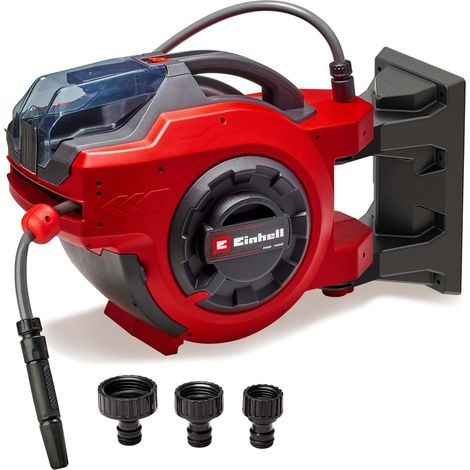 Einhell GE-HR 18/30 Li 18v Retractable Hose Reel with 30m Hose Wall Mounted Bare (1/5)