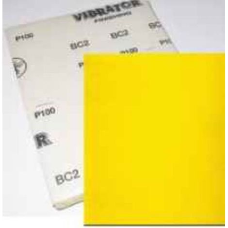 Papel de lija de 230 x 280 mm, granito K150, 50 unidades.