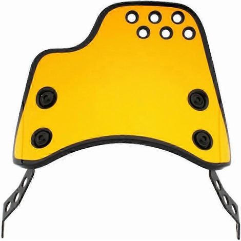 Déflecteur de vent compact et sportif sur mesure pour motos, style rétro, compatible avec phares 4-7'', universel pour Yamaha et Honda (jaune) (1/5)